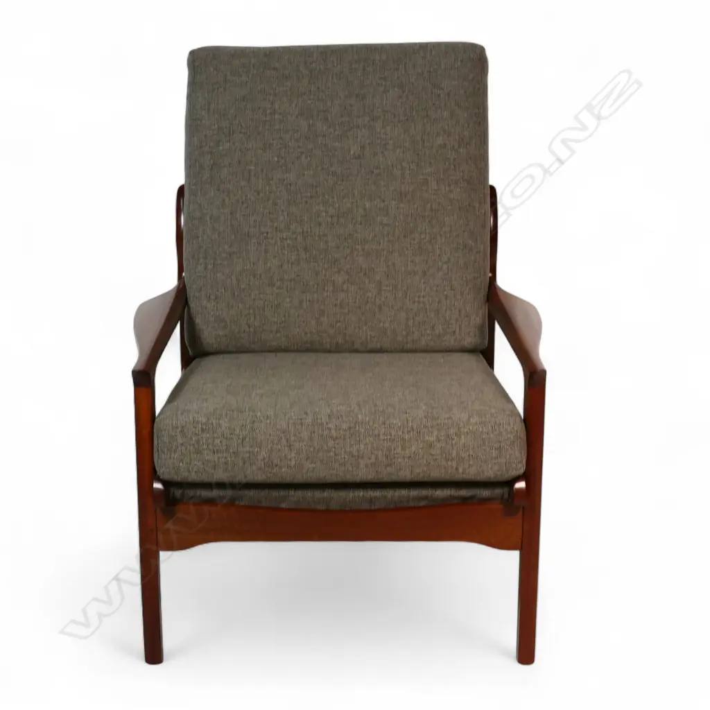 A c.1965 Don Navrik mahogany armchair, Image 1++